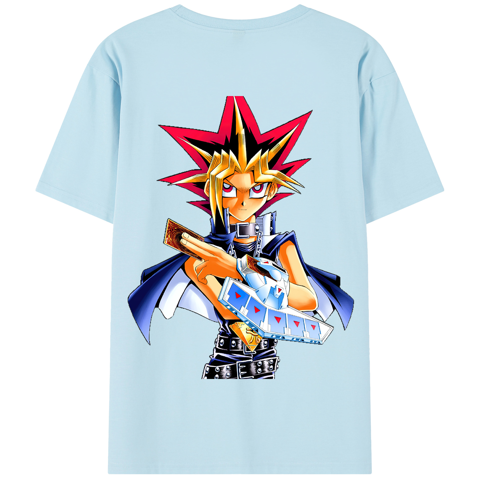 （画像用） 遊☆戯☆王 Yu-Gi-Oh! 綿100％半袖Tシャツ（背面プリント）